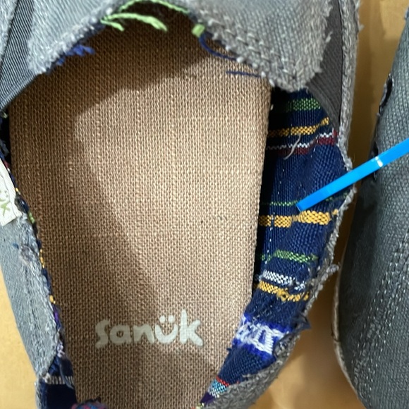 SANUK Women's Twinny ST Slip-on Shoes Size 8 In Slate - Picture 5 of 5